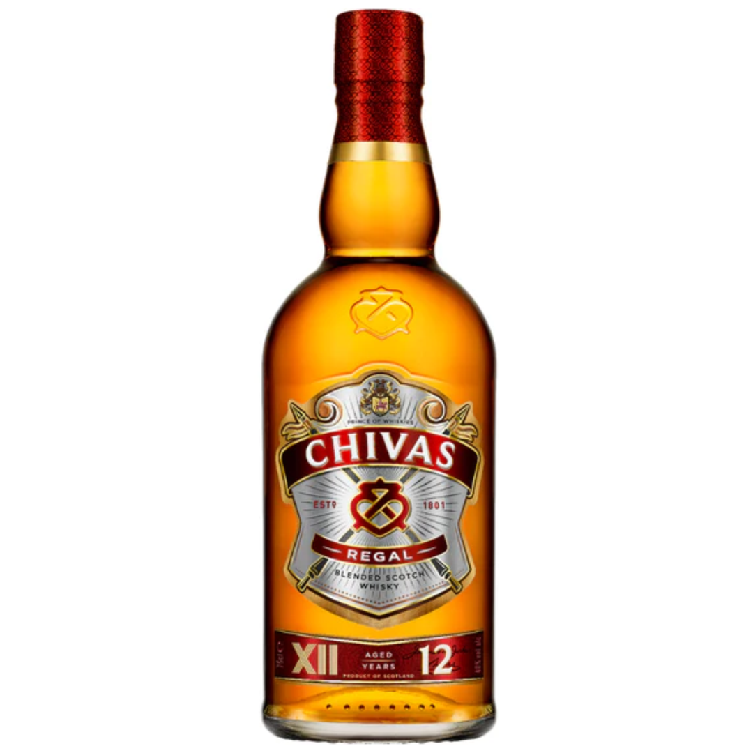 WHISKY CHIVAS REGAL 12 AÑOS 750 ML