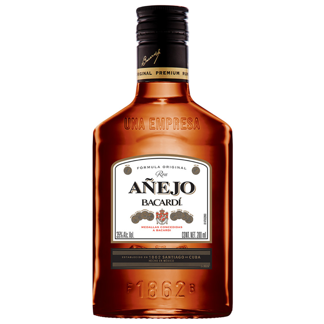 RON BACARDI AÑEJO 200 ML