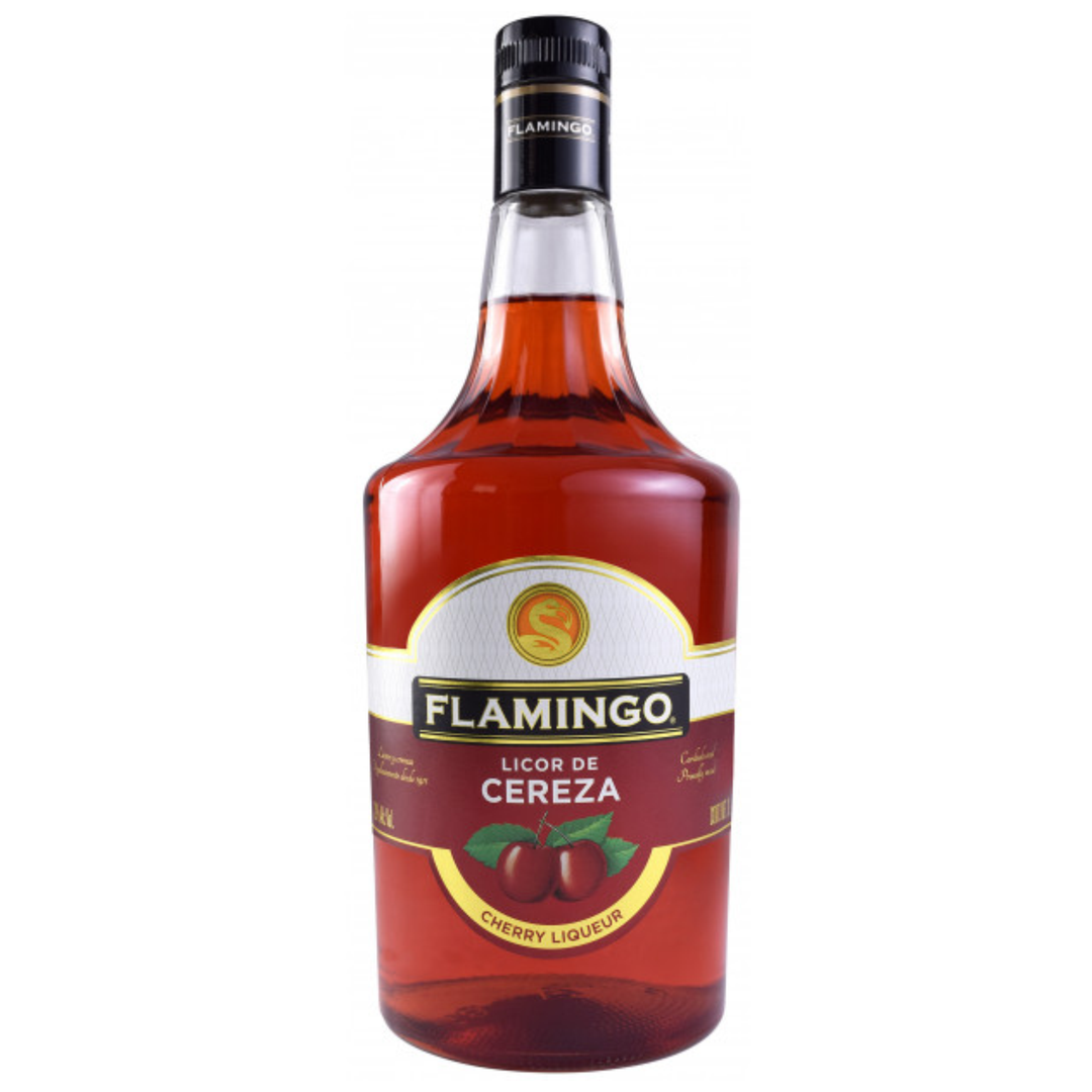 LICOR DE CEREZA FLAMINGO 1 LT
