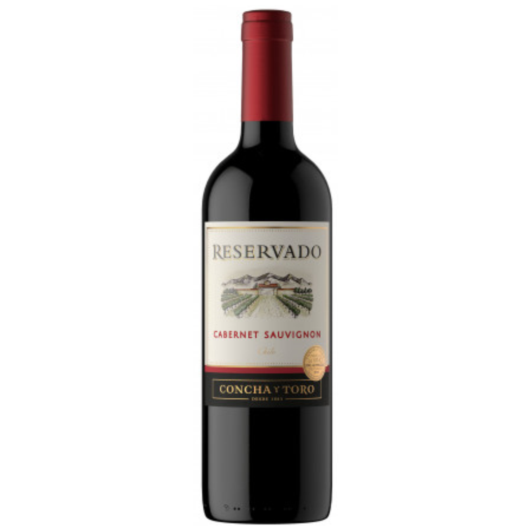 VINO TINTO RESERVADO CONCHA Y TORO CABERNET 750 ML