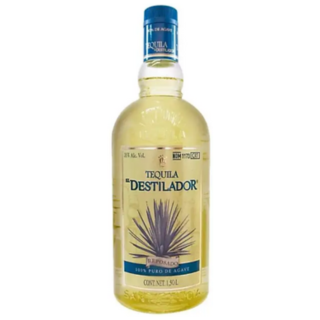 TEQUILA EL DESTILADOR 100 % AGAVE REPOSADO 1500 ML