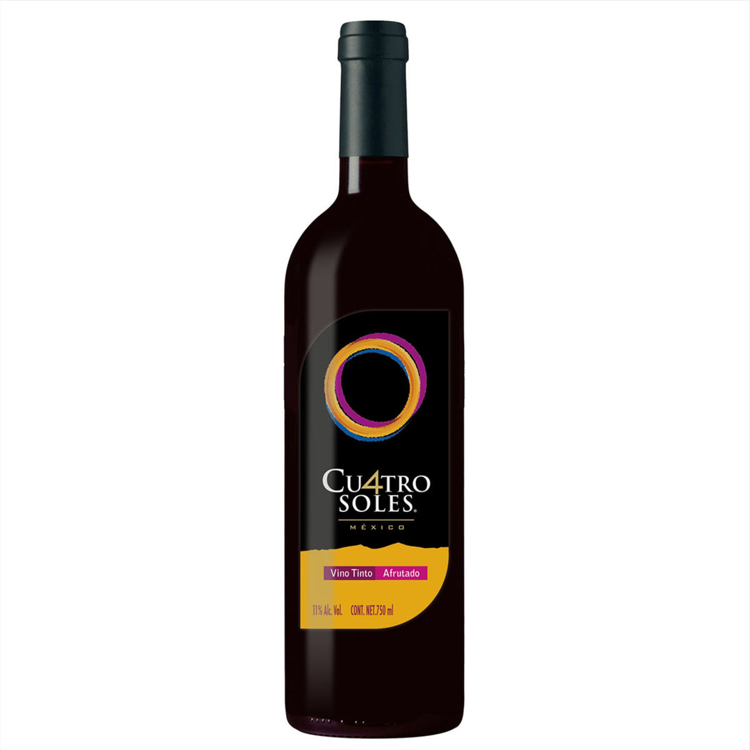 VINO TINTO AFRUTADO 4 SOLES 750 ML