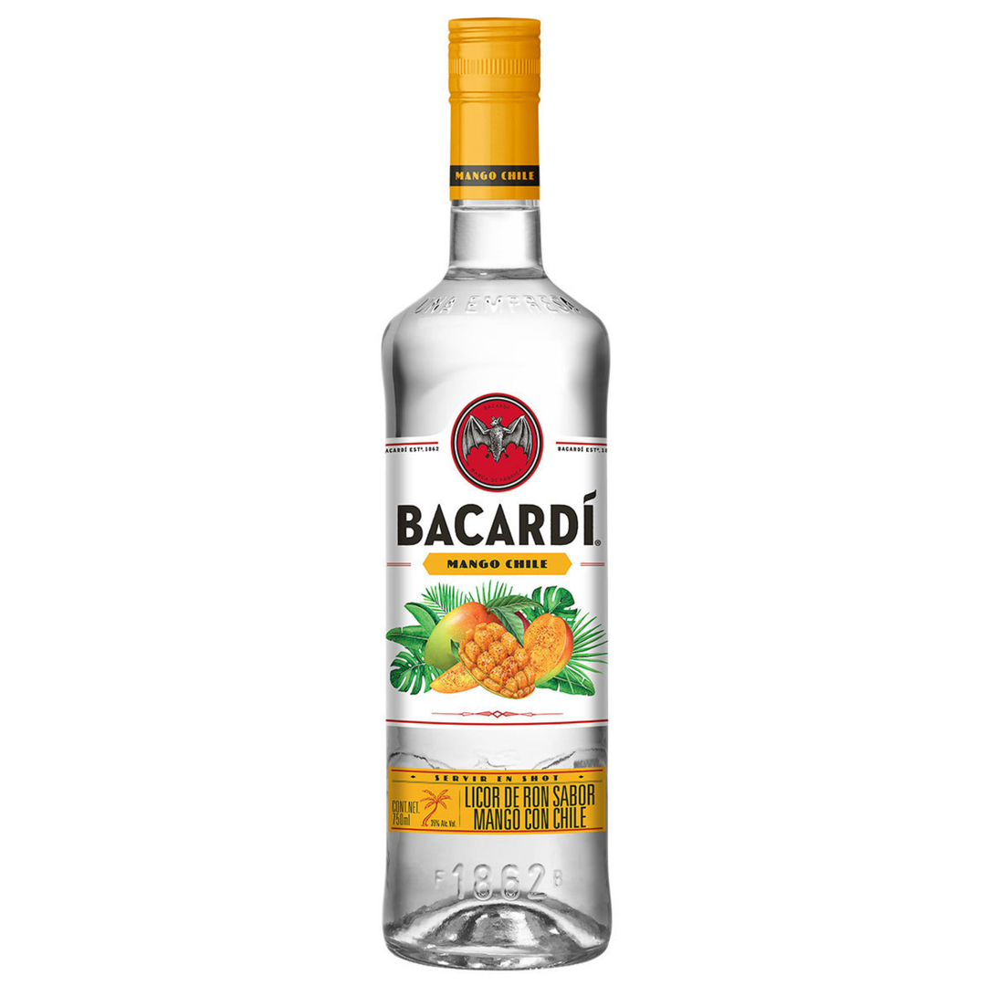 LICOR DE RON BACARDI MANGO CON CHILE 750 ML