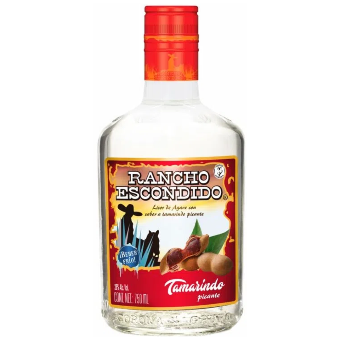 LICOR DE AGAVE RANCHO ESCONDIDO TAMARINDO PICANTE 750 ML