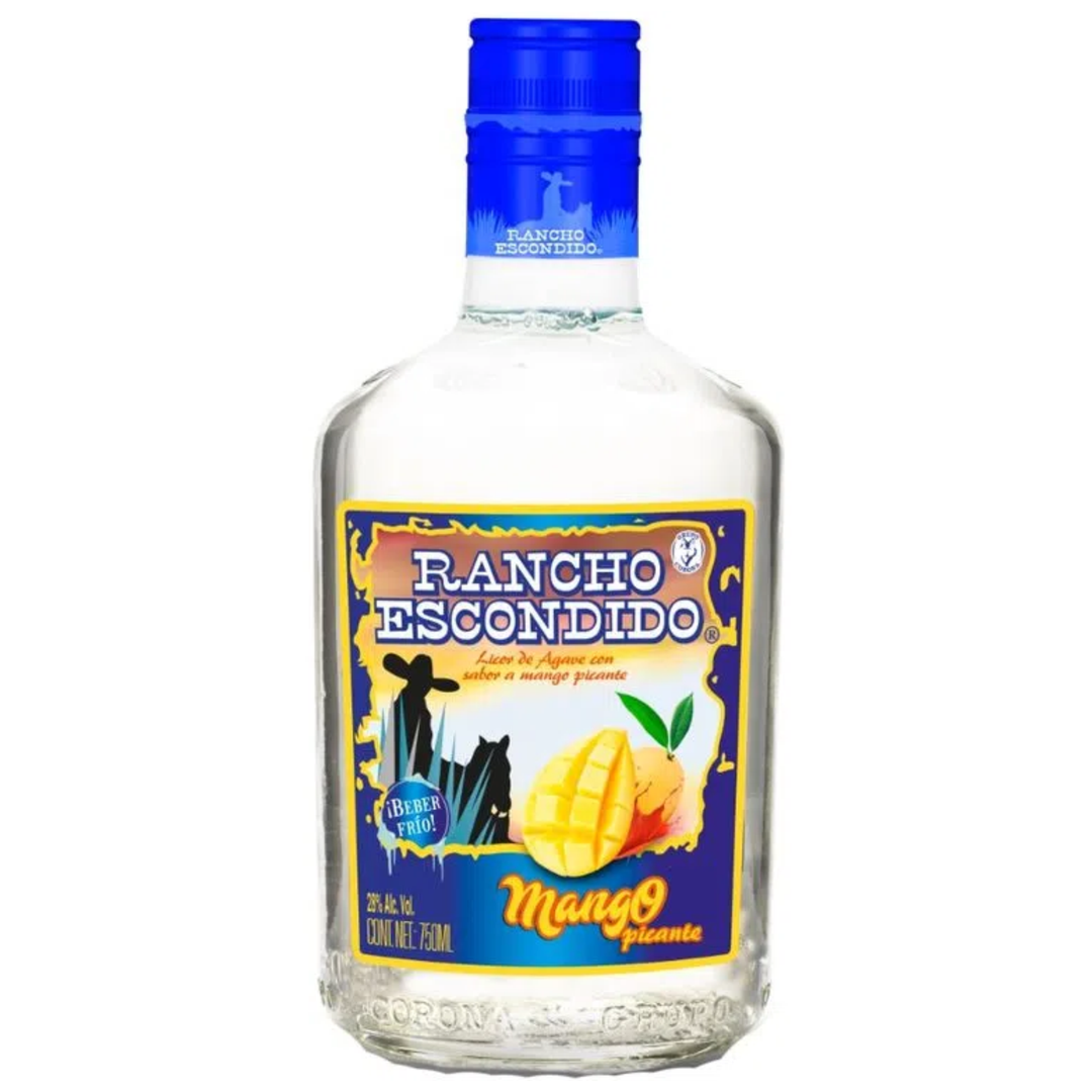 LICOR DE AGAVE RANCHO ESCONDIDO MANGO PICANTE 750 ML