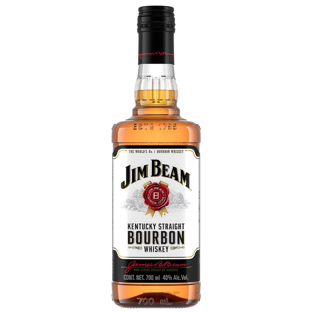 WHISKY JIM BEAM WHITE LABEL 4 AÑOS 700 ML