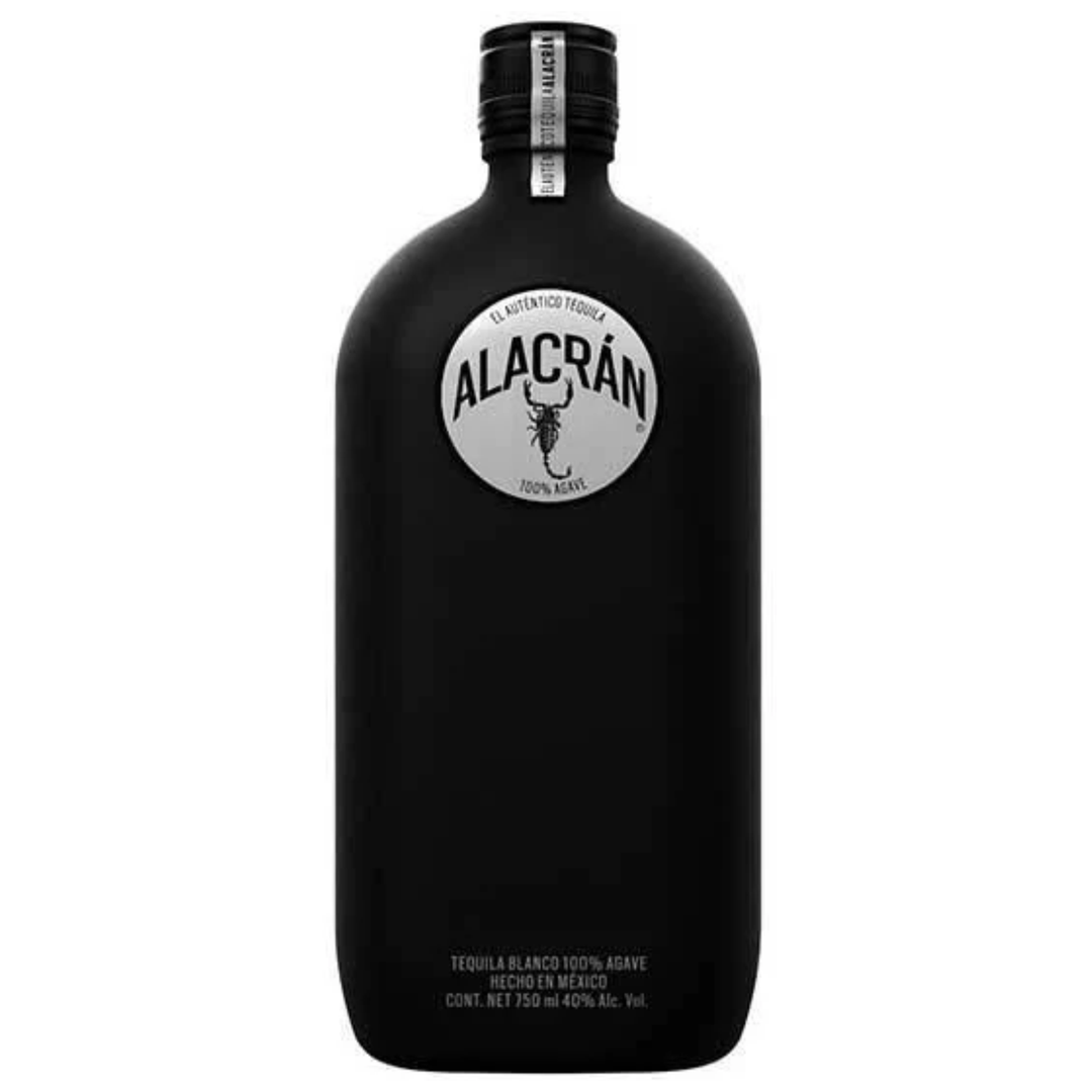 TEQUILA ALACRAN BLANCO BOTELLA NEGRA 750 ML