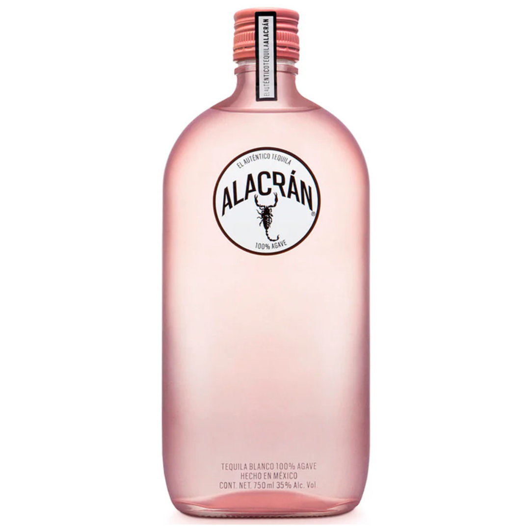 TEQUILA ALACRAN BLANCO BOTELLA ROSA 750 ML