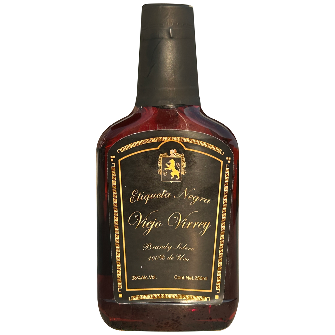 BRANDY VIEJO VIRREY ETIQUETA NEGRA 250 ML PET