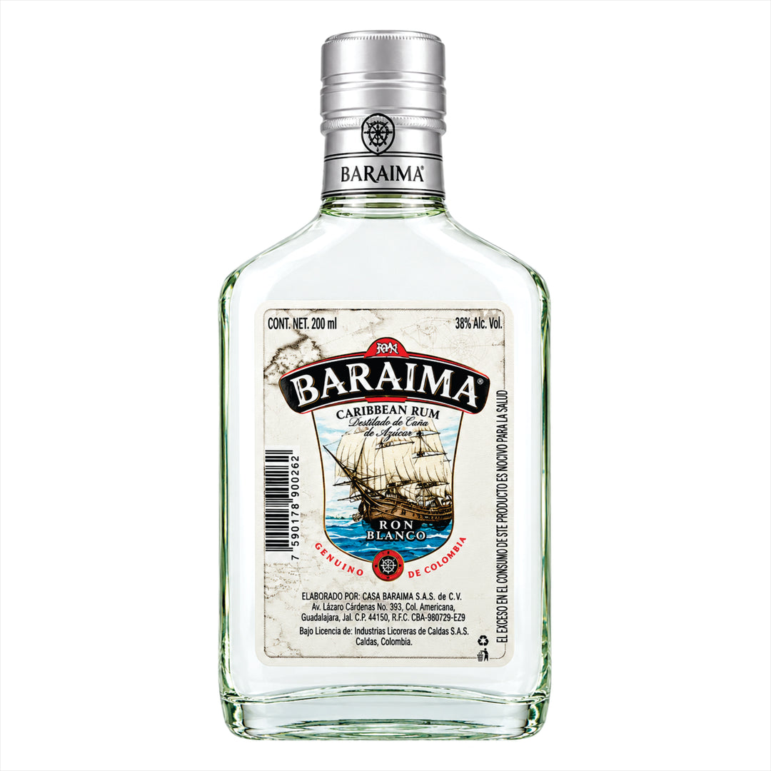 RON BARAIMA BLANCO 200 ML