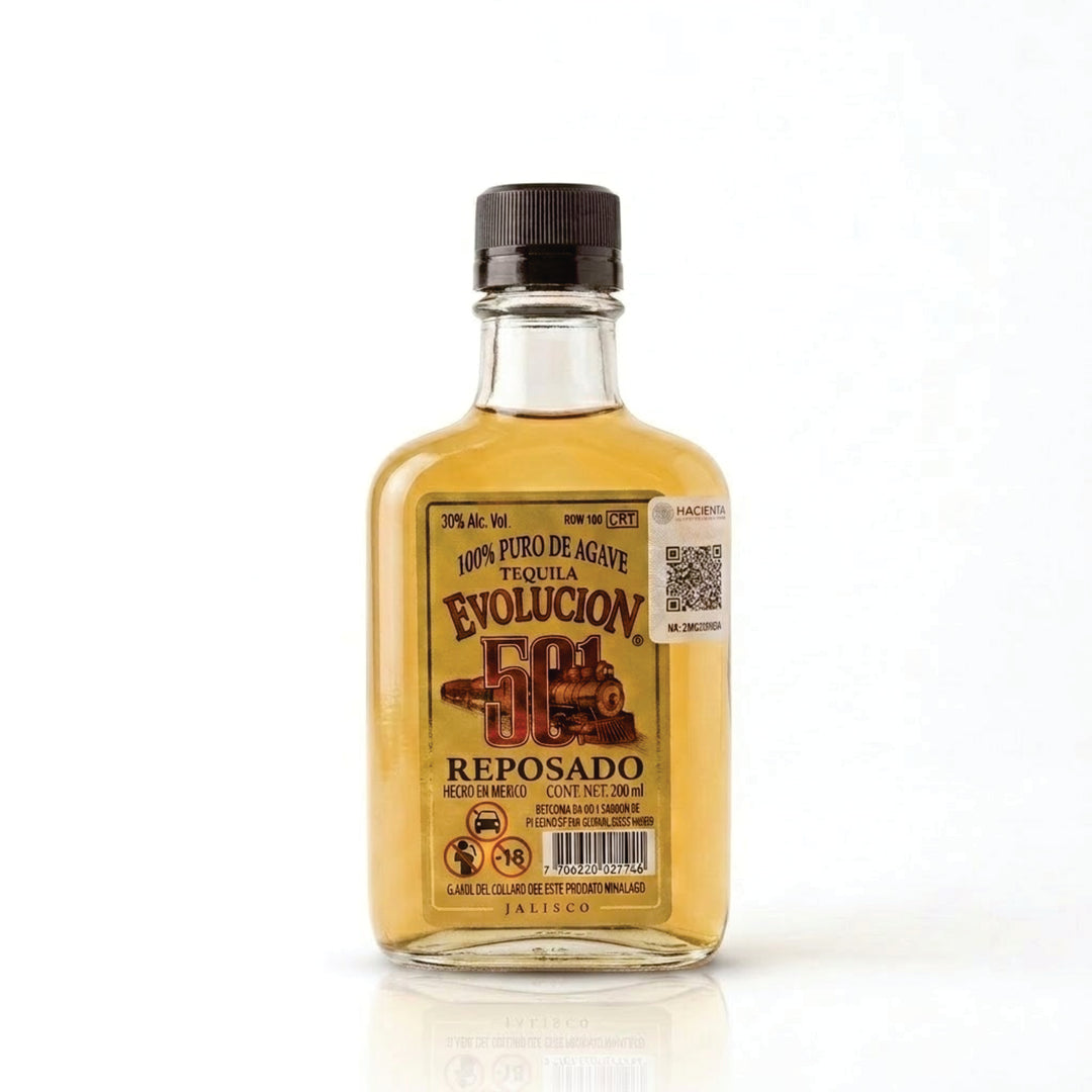 TEQUILA EVOLUCION 501 REPOSADO 200 ML