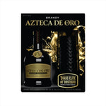 Load image into Gallery viewer, BRANDY AZTECA DE ORO 700 ML C/VASO