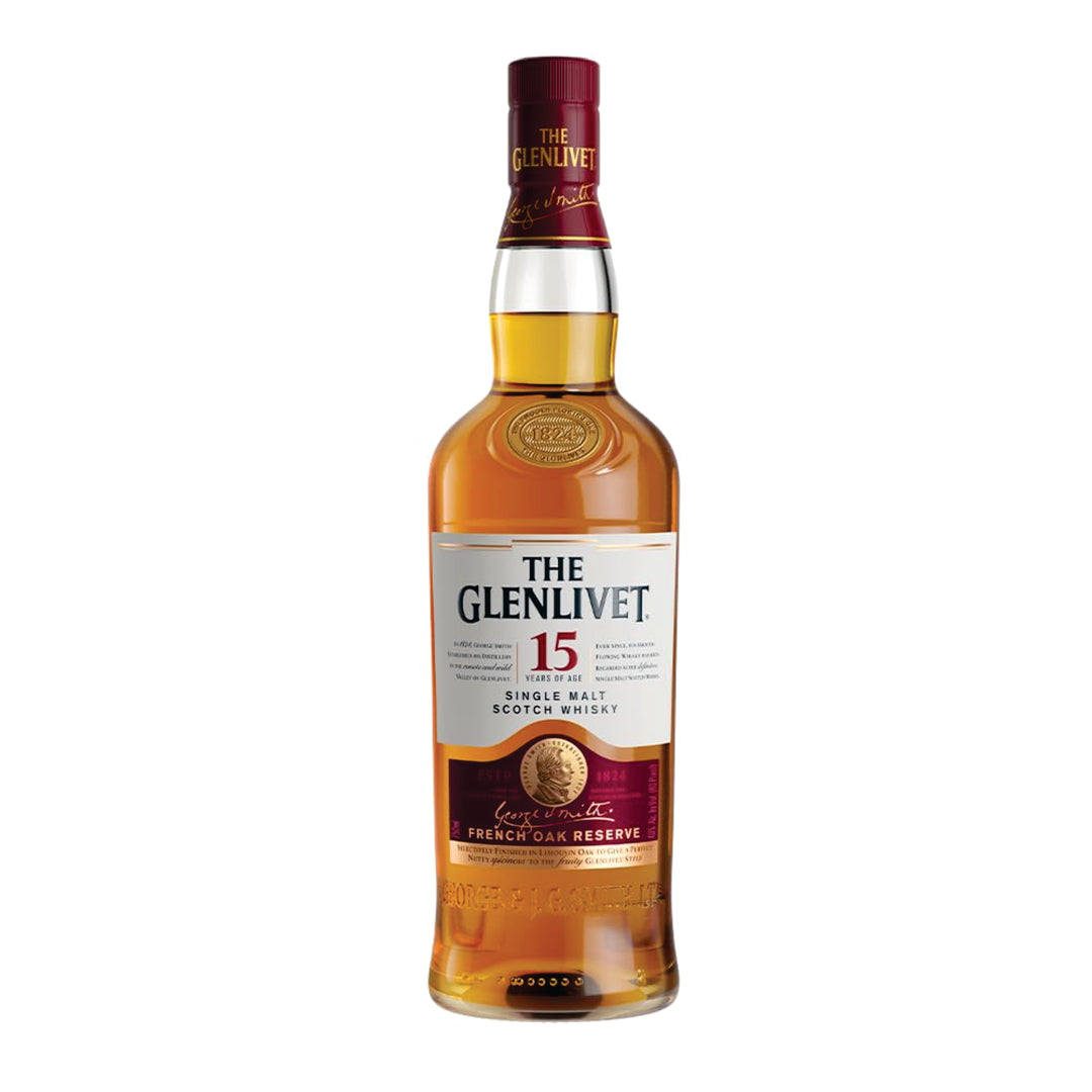 WHISKY GLENLIVET 15 AÑOS 750 ML