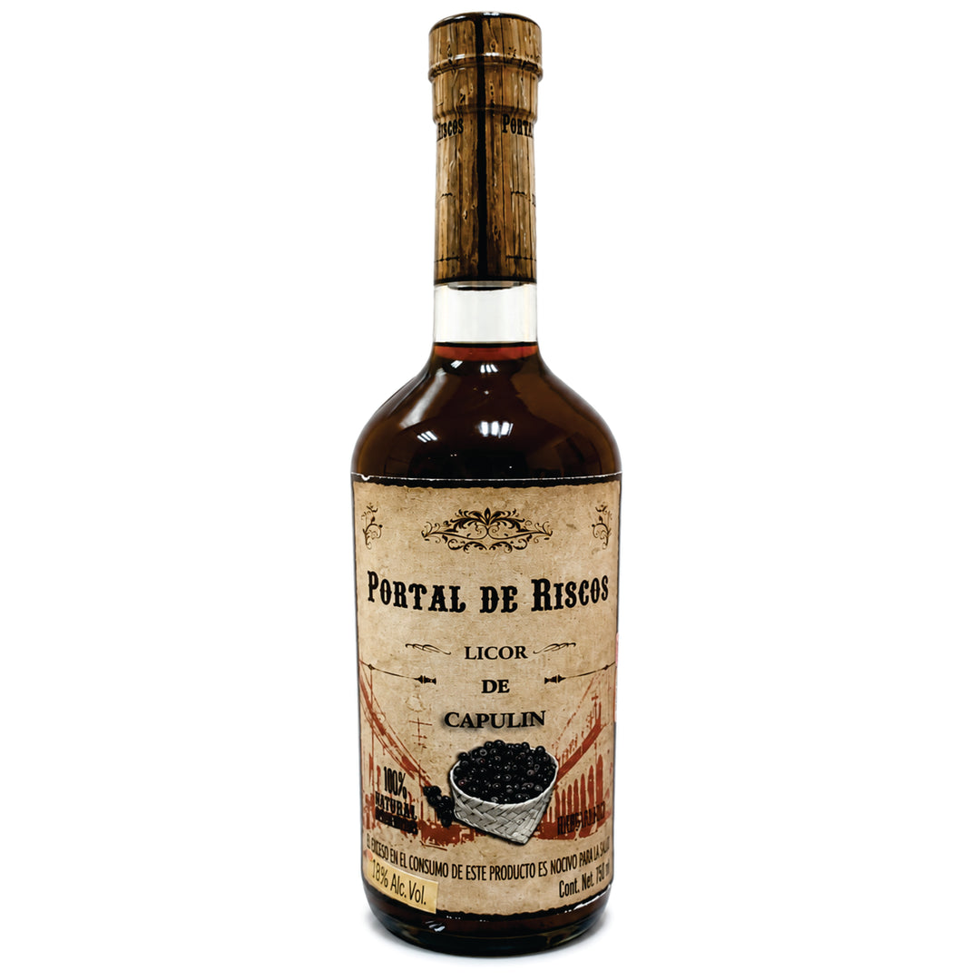LICOR DE CAPULIN PORTAL DE RISCOS 750 ML