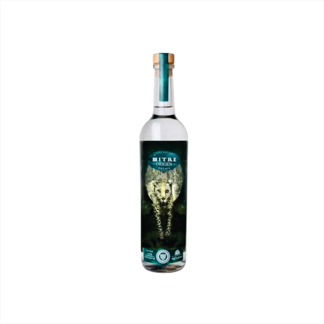 MEZCAL MITRE ORIGEN JOVEN 100% 700 ML C/SAL DE GUSANO