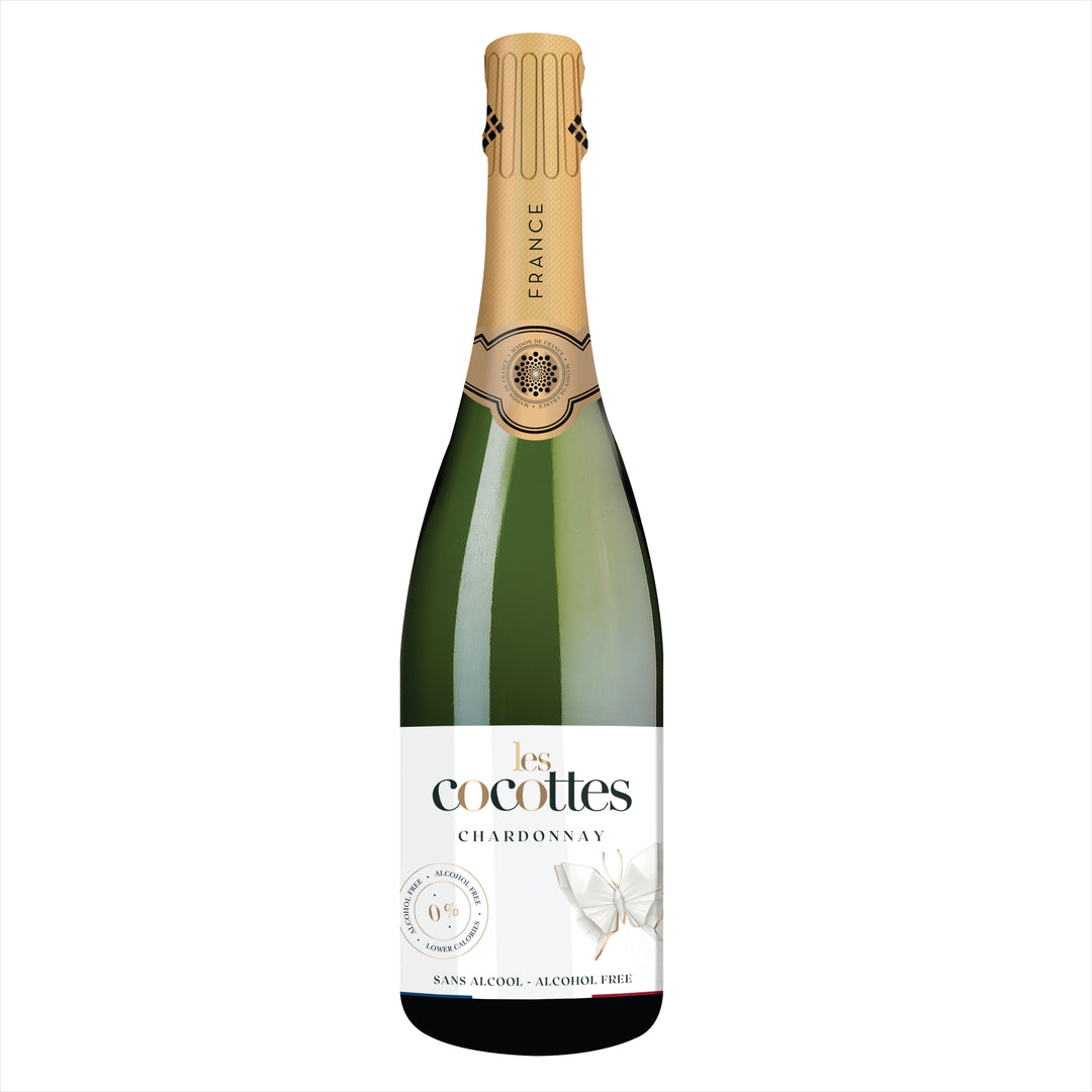 VINO ESPUMOSO LES COCOTTES CHARDONNAY SIN ALCOHOL 750 ML