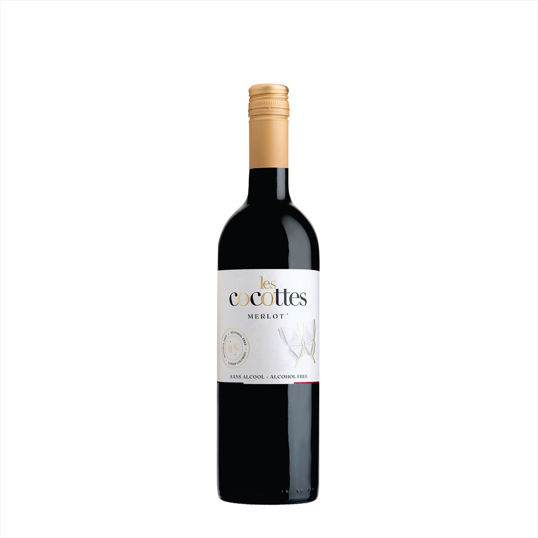VINO TINTO LES COCOTTES MERLOT SIN ALCOHOL 750 ML
